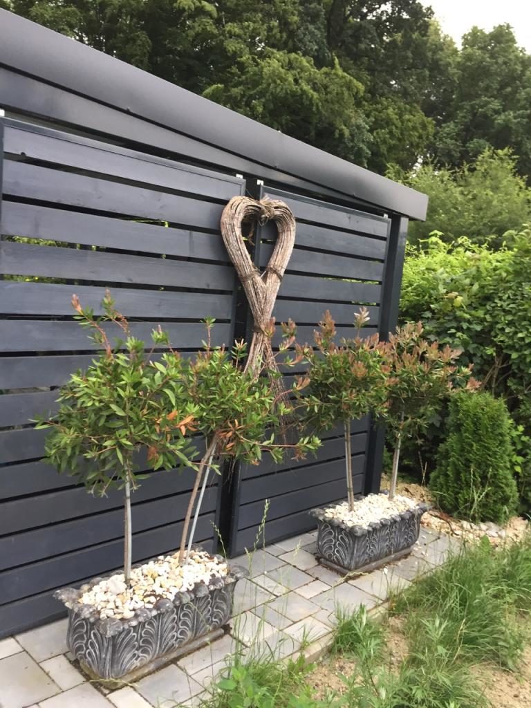 Slamové srdce zavesené na stenách prístrešku