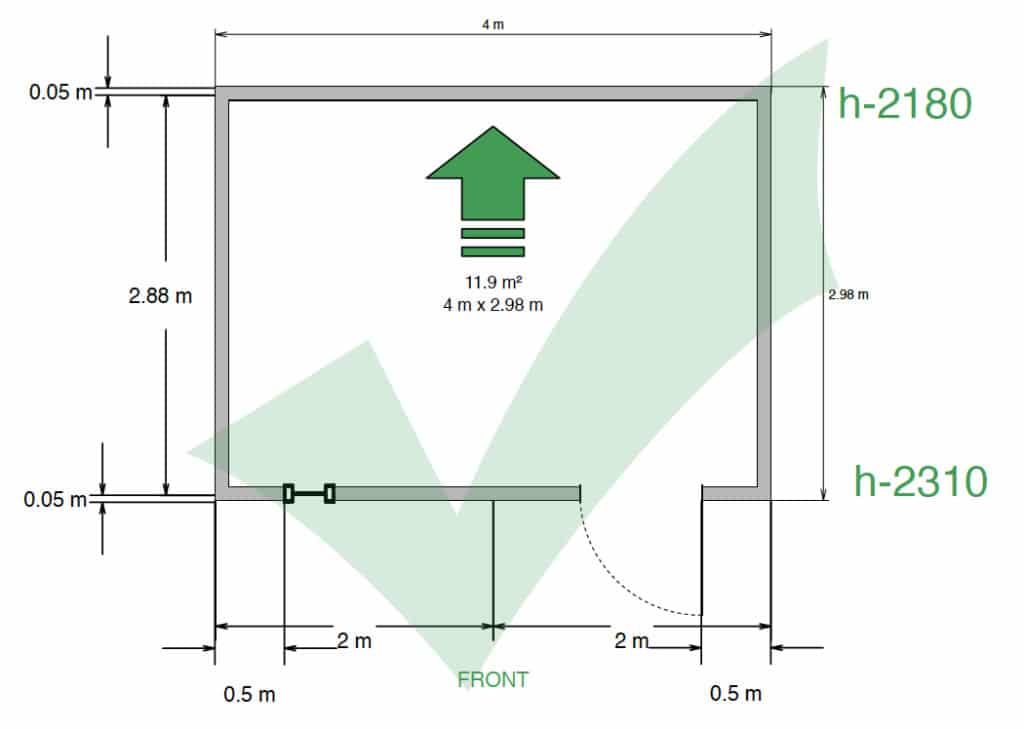 N&aacute;kres zahradn&iacute;ho domku GARDEON