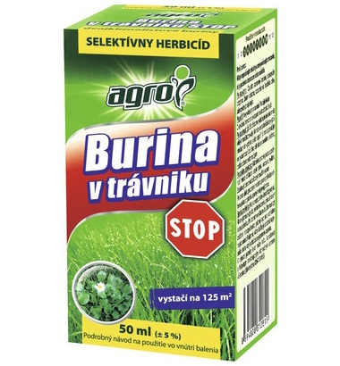 STOP burina v trávniku