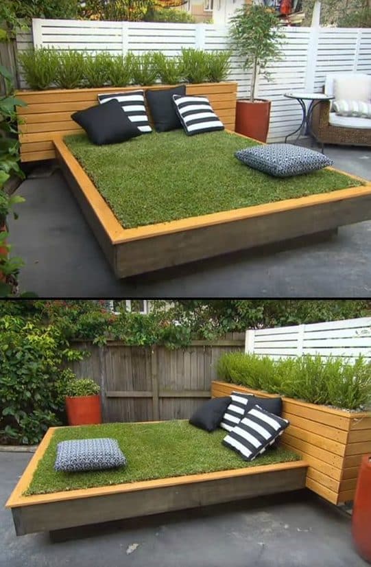 Ł&oacute;żko z trawy