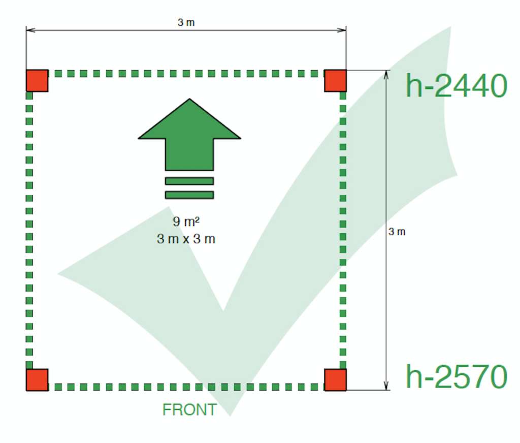 Nákres montovanej pergoly GARDEON