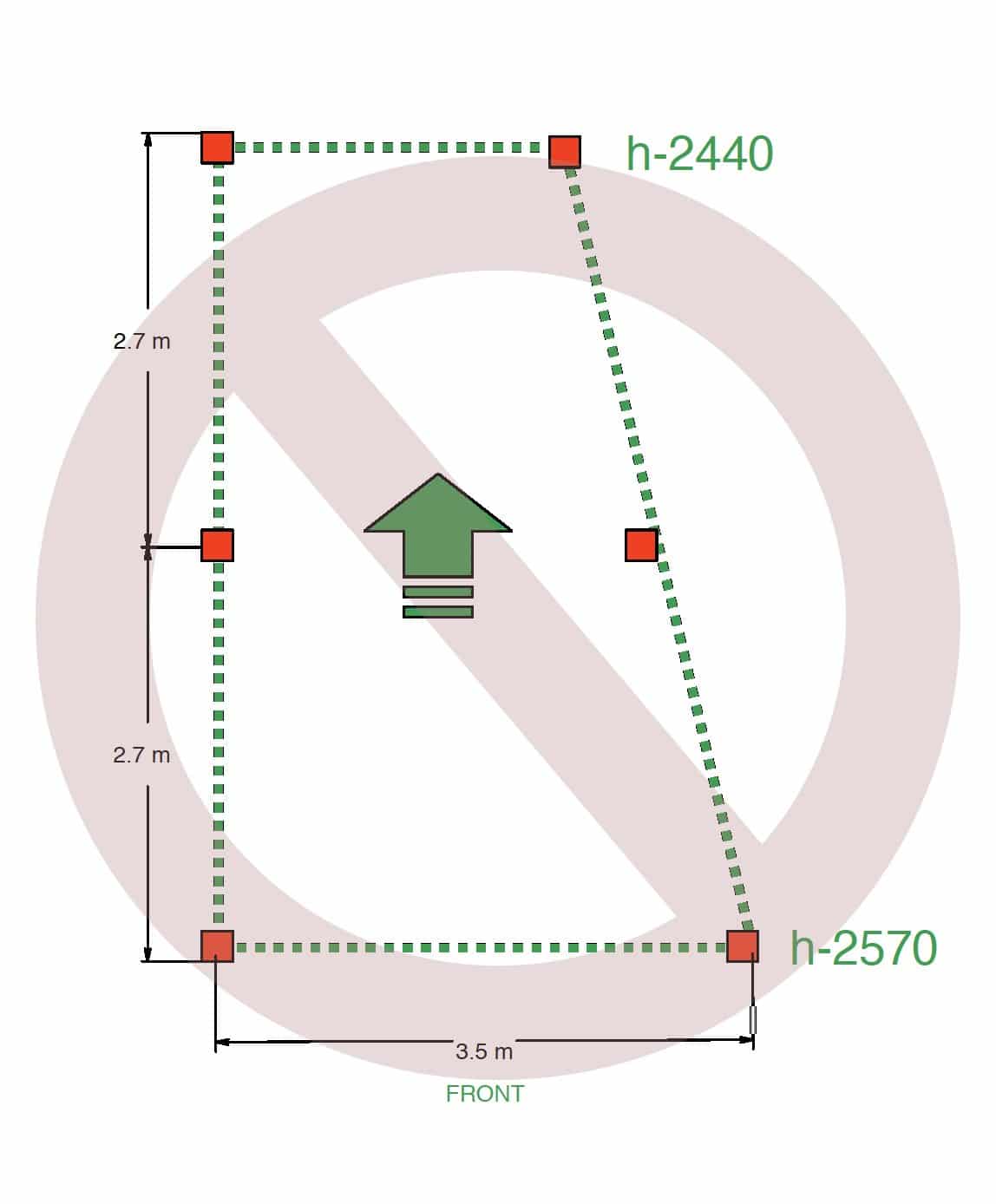 Nákres montovaného prístrešku