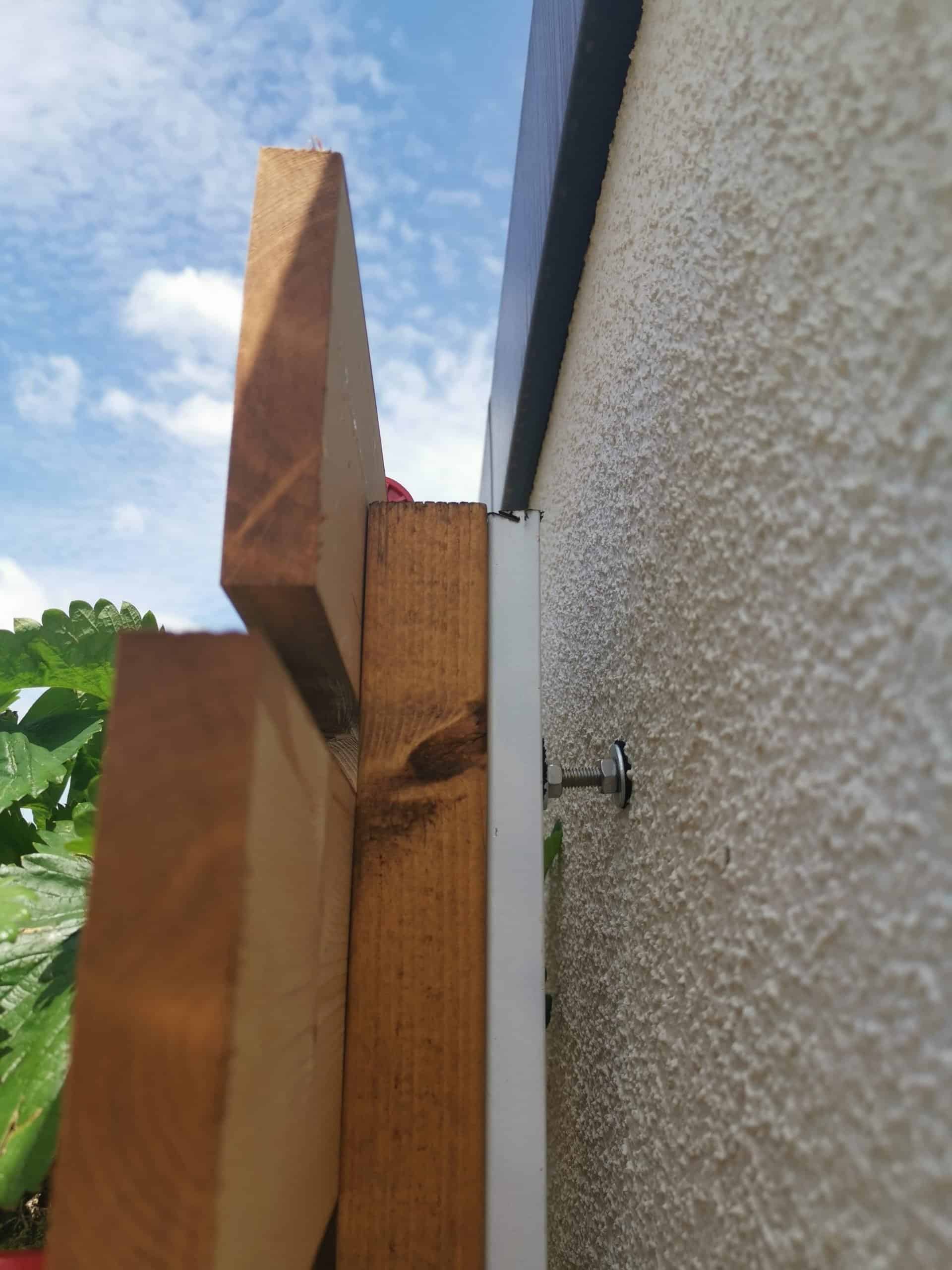 Szczeg&oacute;ł drewnianej ściany