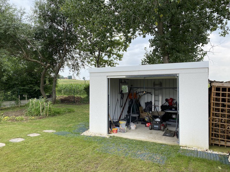 Vnútro montovaného skladu