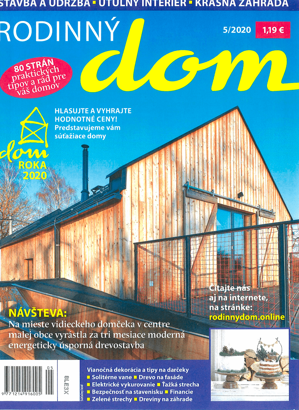 Okładka czasopisma Rodinný dom