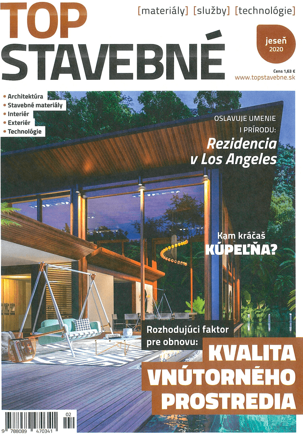 Okładka czasopisma Top Stavebné