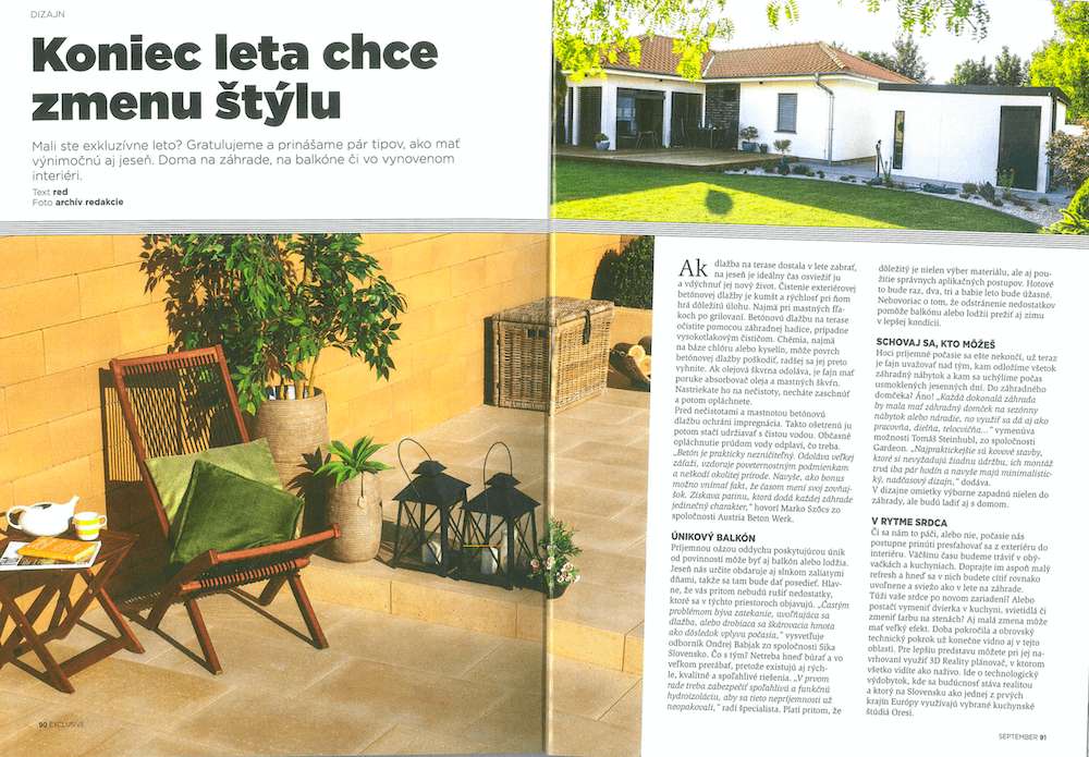 Artykuł w czasopiśmie Exclusive