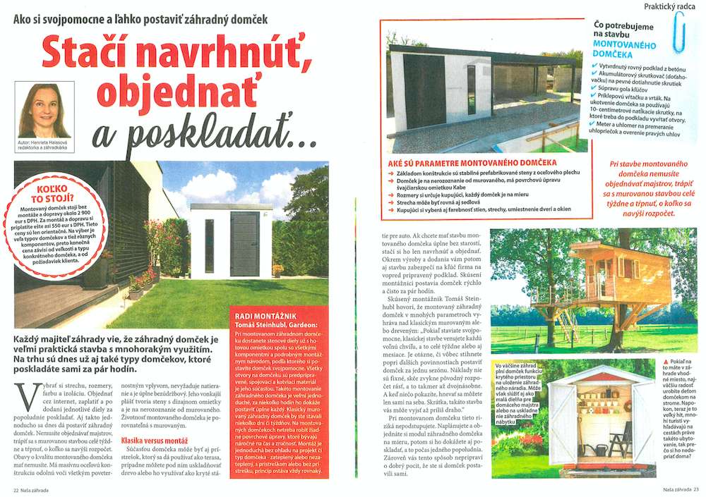 Artykuł w magazynie Rytm życia Nasz ogr&oacute;d