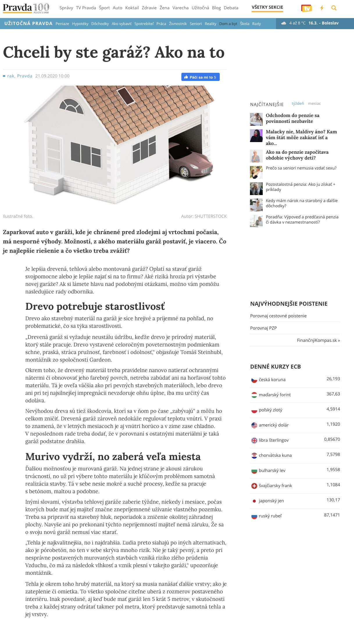 Artykuł na pravda.sk