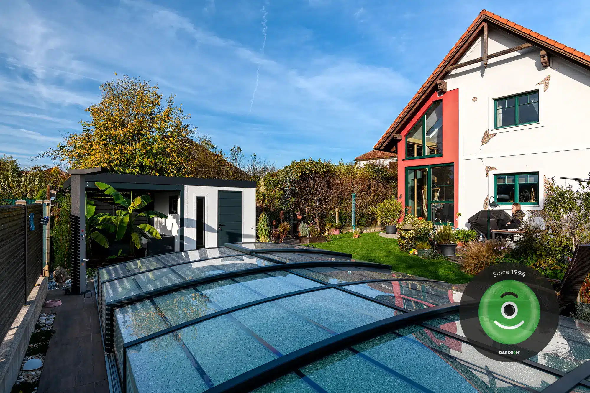 GARDEON domeček s přístřeškem