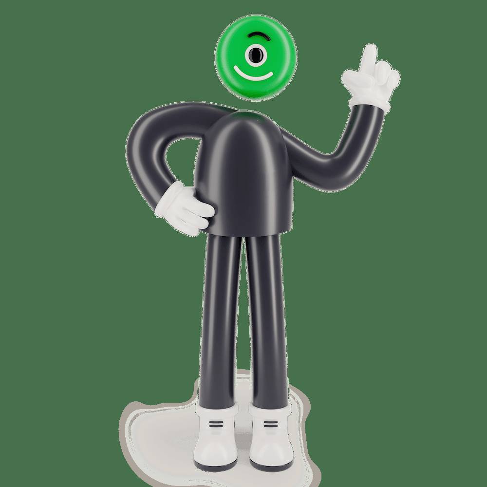 GARDEON maskot attention