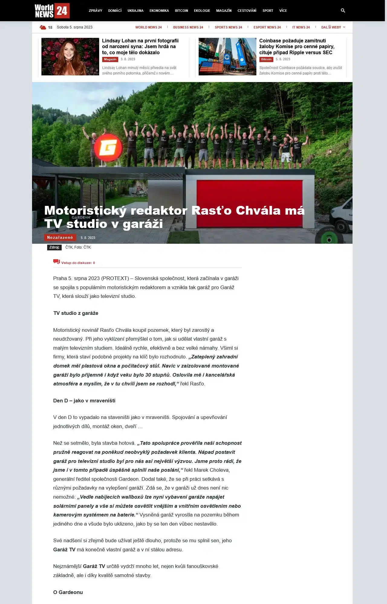 World news 24 | GARDEON