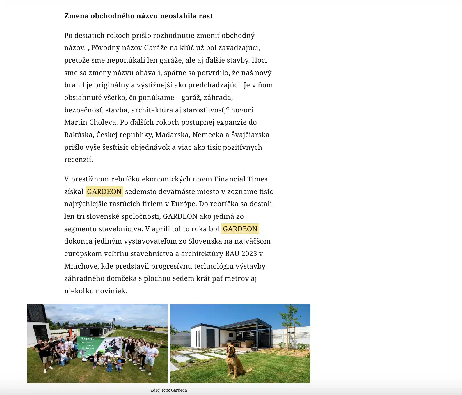 Článek o GARDEONu ve Forbes