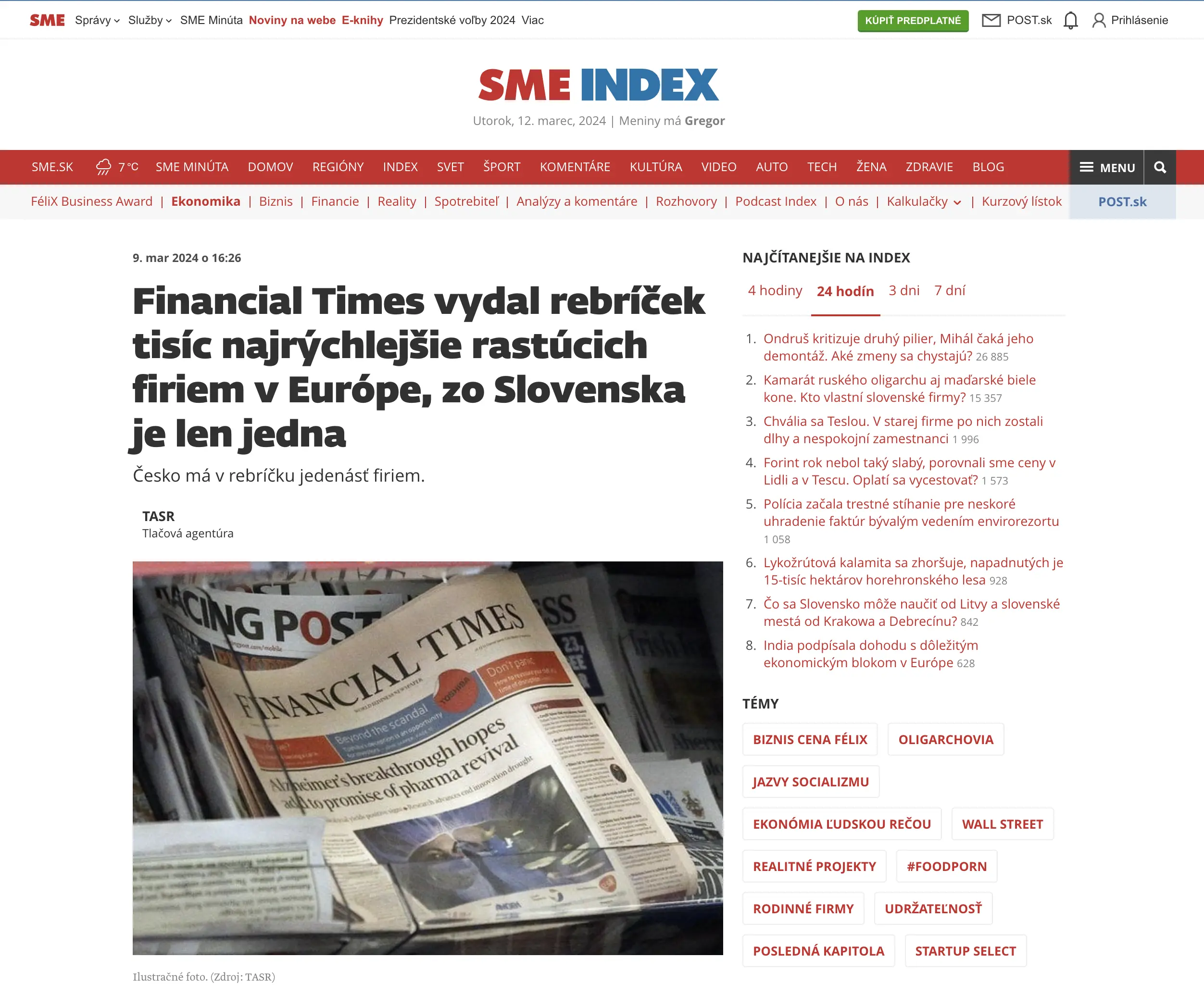 GARDEON na port&aacute;lu SME.sk