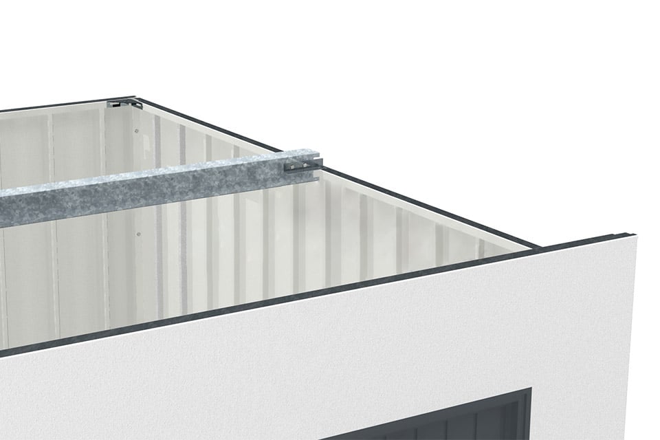 Rozmieszczenie belek i nachylenie dachu