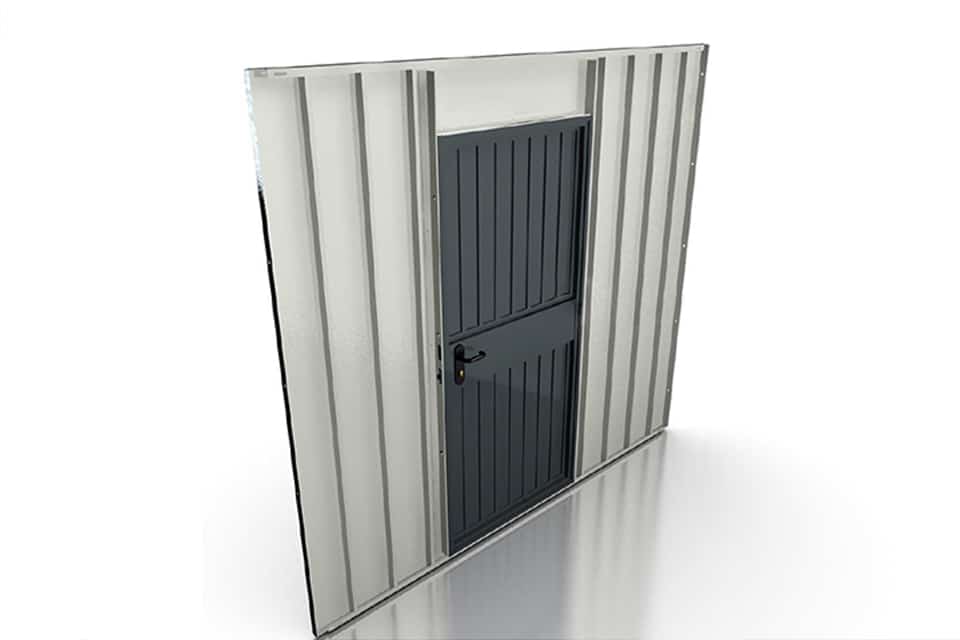 Montaż nieocieplonych drzwi Hőrmann, wzór 902