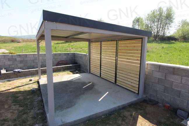 Montovaná pergola s dizajnovými výplňami GARDEON