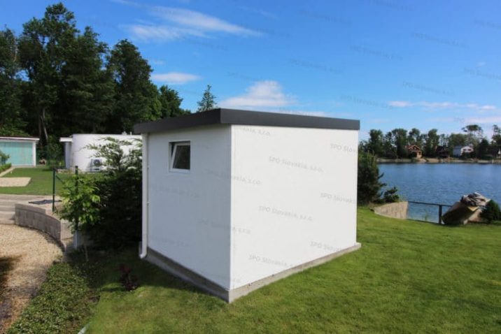 Zadná strana záhradného domčeka GARDEON