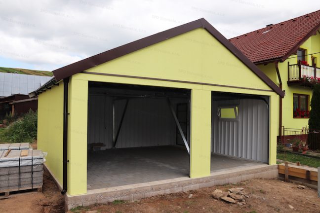 Montovaná garáž GARDEON so sedlovou strechou
