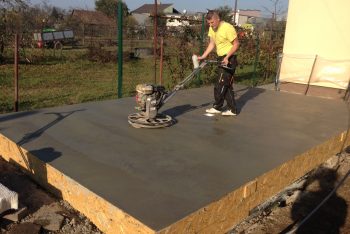 Betonová deska pod garáž příprava