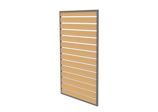 Dizajnová drevená stena do pergoly