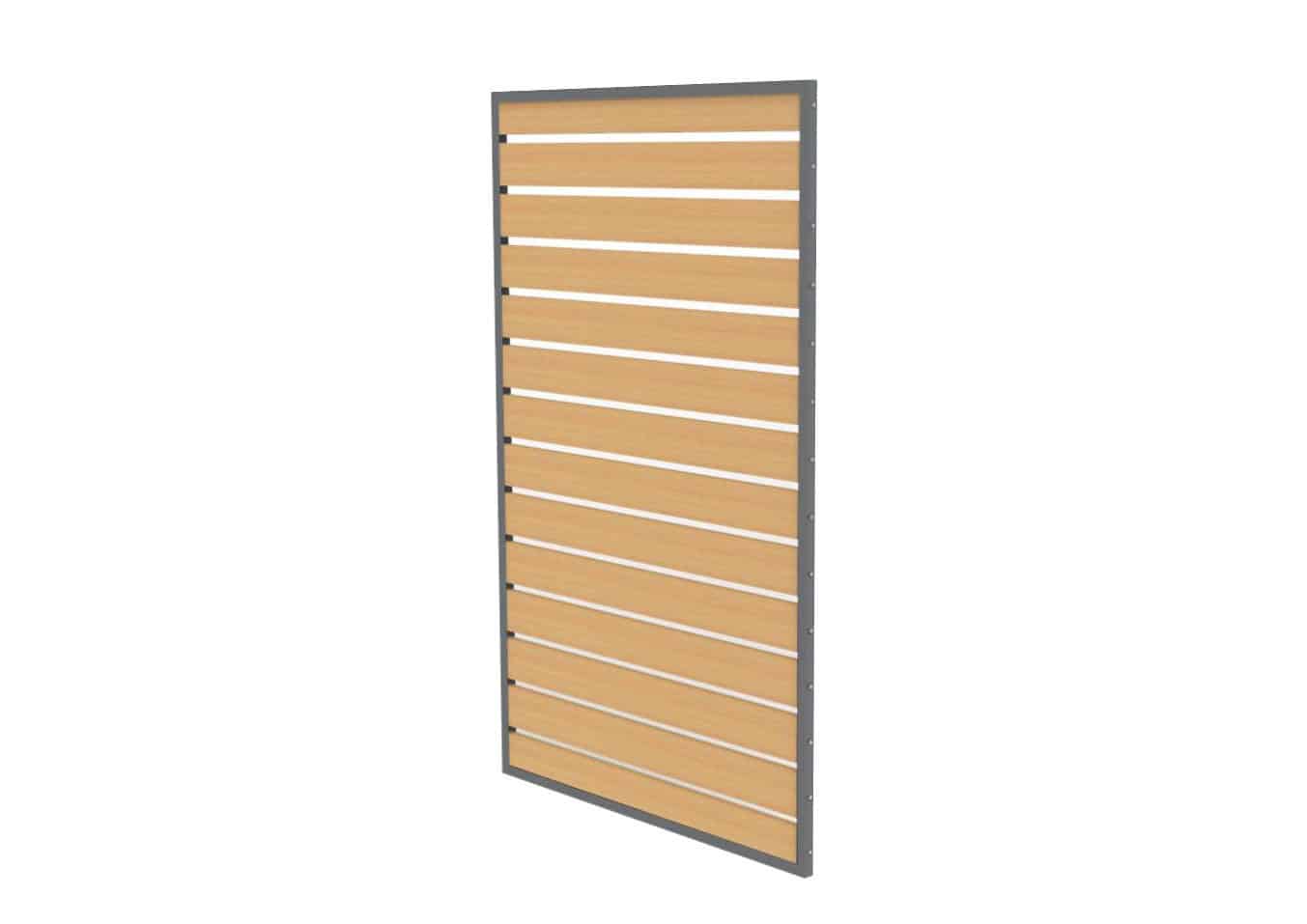 Dizajnová drevená stena do pergoly