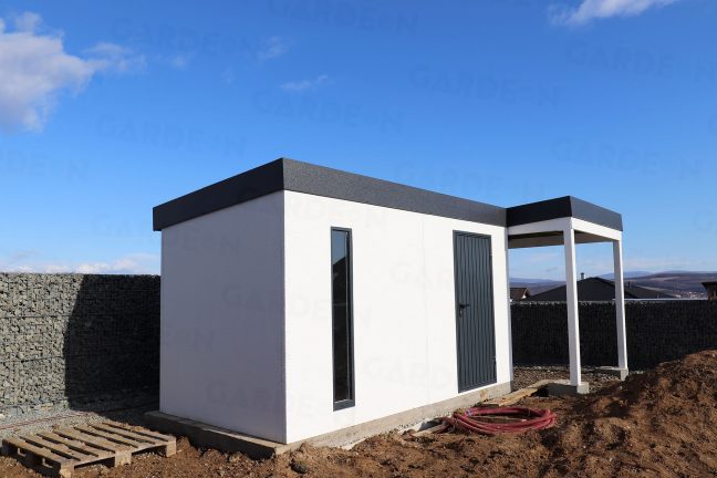 Záhradný domček GARDEON s antracitovou strechou