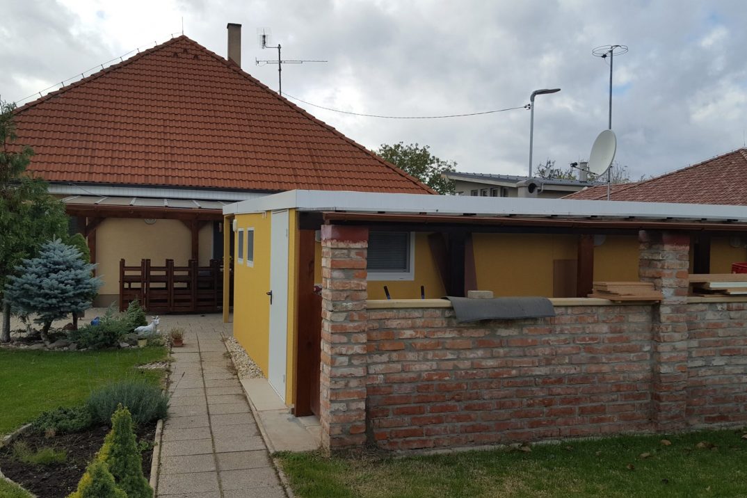 Záhradný domček GARDEON z diaľky