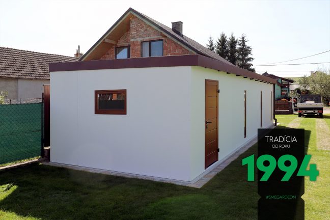 Atypická garáž z ľavej strany