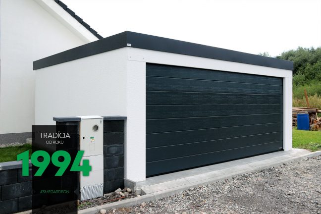 Garáž pre dve autá z ľavej strany