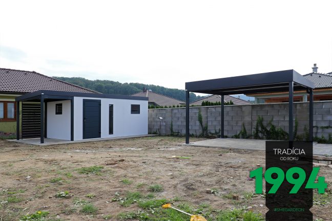 Záhradný domček a pergola