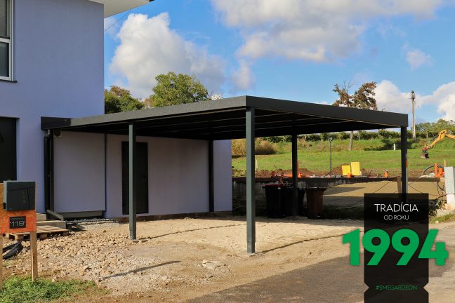 Prístrešok pre dve autá