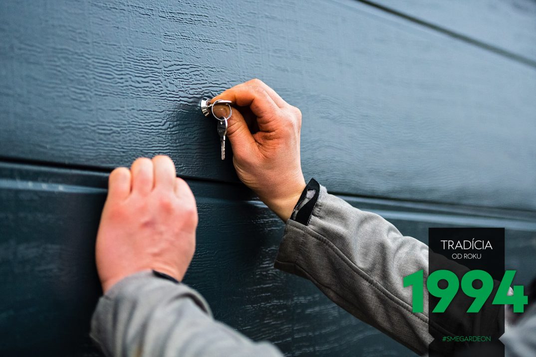 Kľúč na garážovej bráne