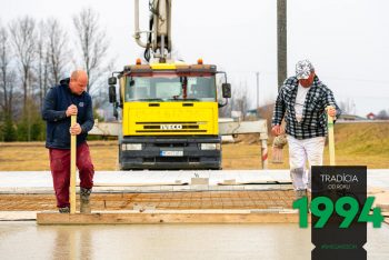 Úprava pri betónovaní