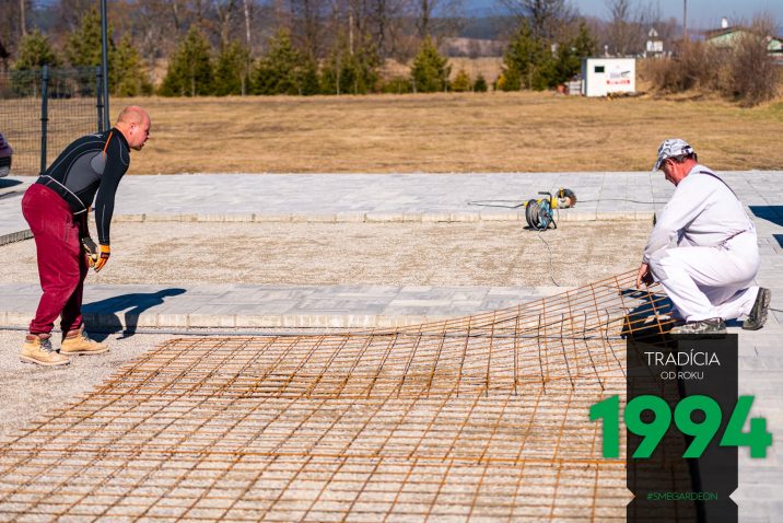 Sietovina na betónovanie