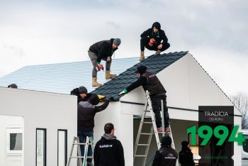 Sedlová strecha na domček