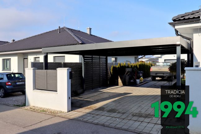 Prístrešok pre dve autá GARDEON v antracite