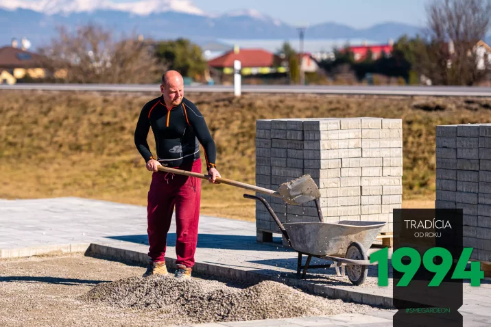 Příprava podkladu betónem