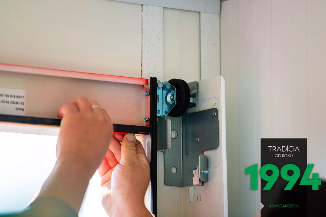 Detail na montáž garážových vrat