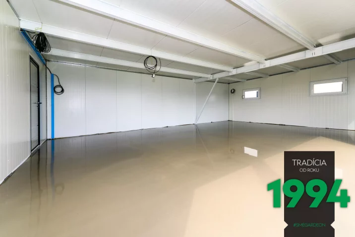 Podlaha v atypické garáži GARDEON