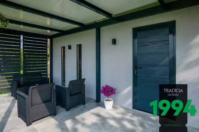 Posezení pod přístřeškem