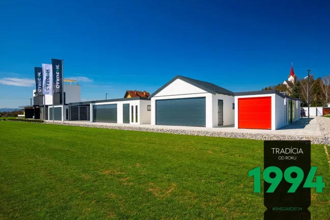 Montované stavby v showroomu GARDEON