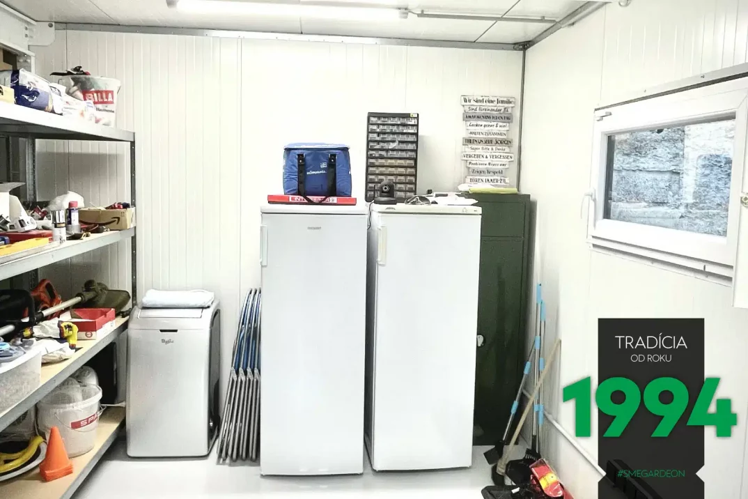 Lednice v montované stavbě GARDEON