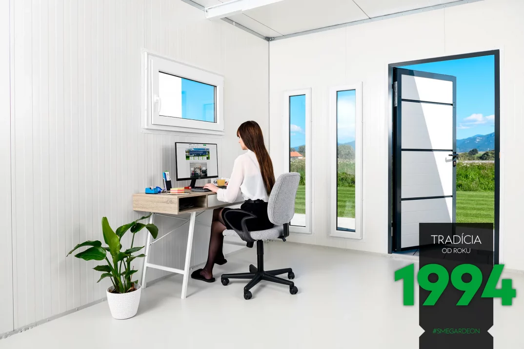 Kancelář v zahradním domku