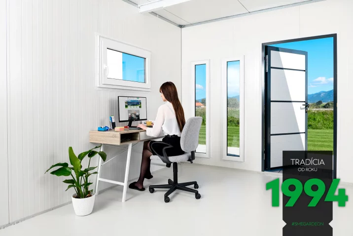 Kancelář v zahradním domku