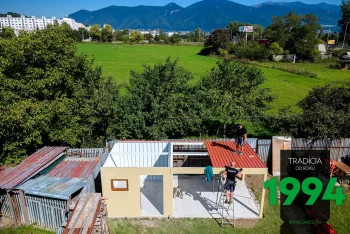 Montáž ploché střechy