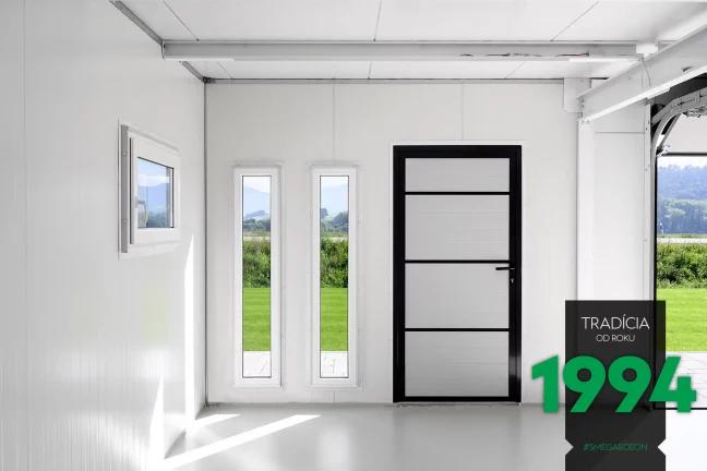 Vnitřek atypické garáže