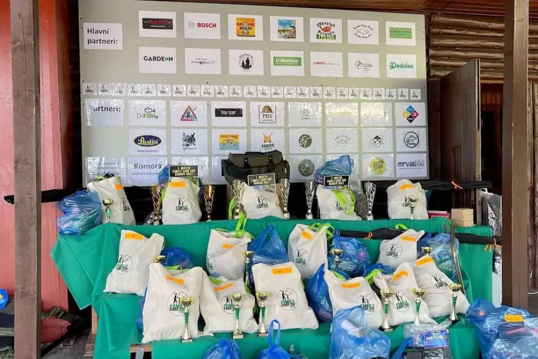 Ceny na akcií - chytání ryb v Ďanovej