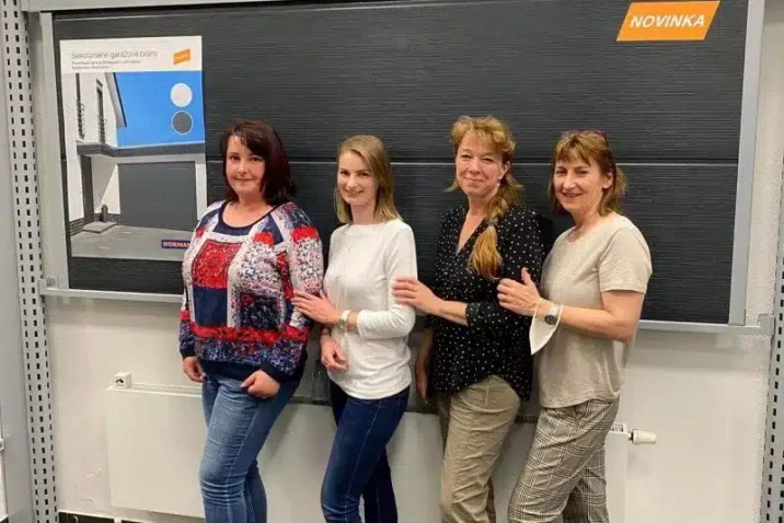 Náš tým na školení Hörmann v Senci