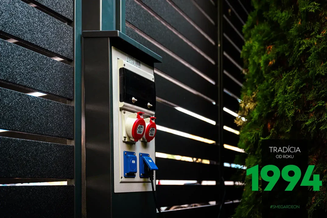 Detail ze zadní strany pergoly